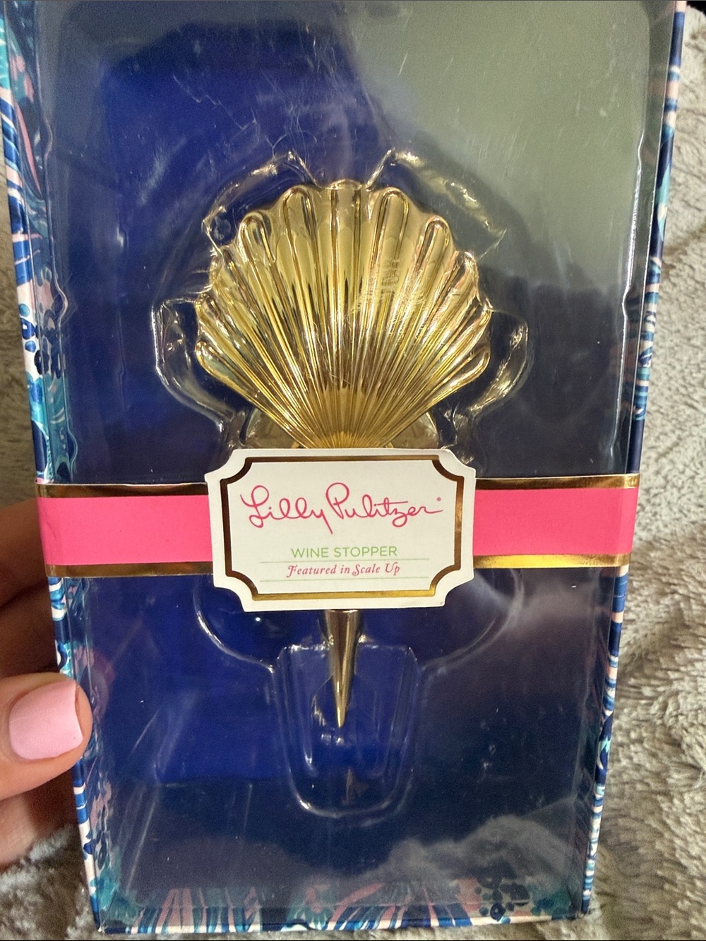 Lily Pulitzer Wine Stopper